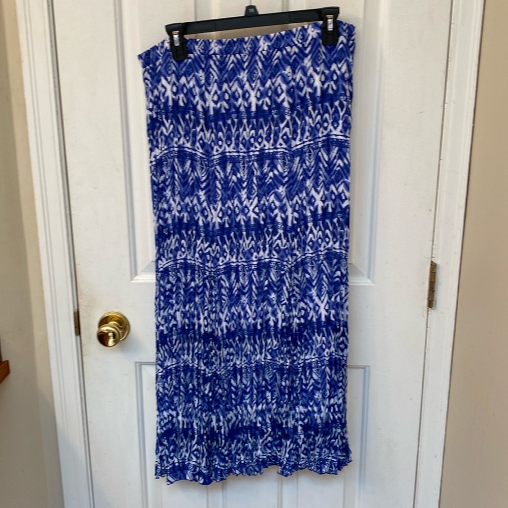Long Pleated Skirt